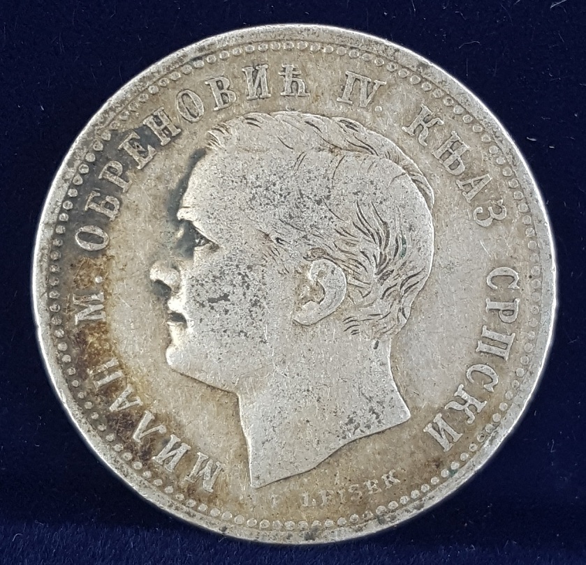 Serbia-1875-Silver-Dinar.-Any-Errors?