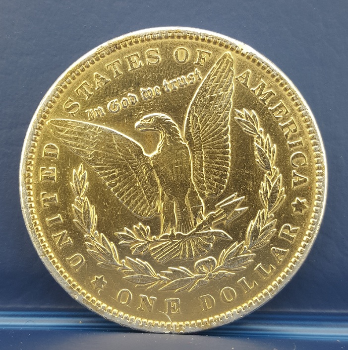 Is-This-1891-Morgan-Dollar-Real?-Strange-Shiny-Gold-Colour