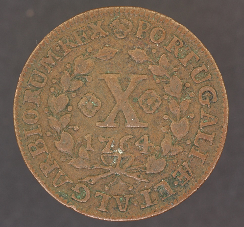 Portugal-10-Reis-1764---Higher-Than-XF-40?