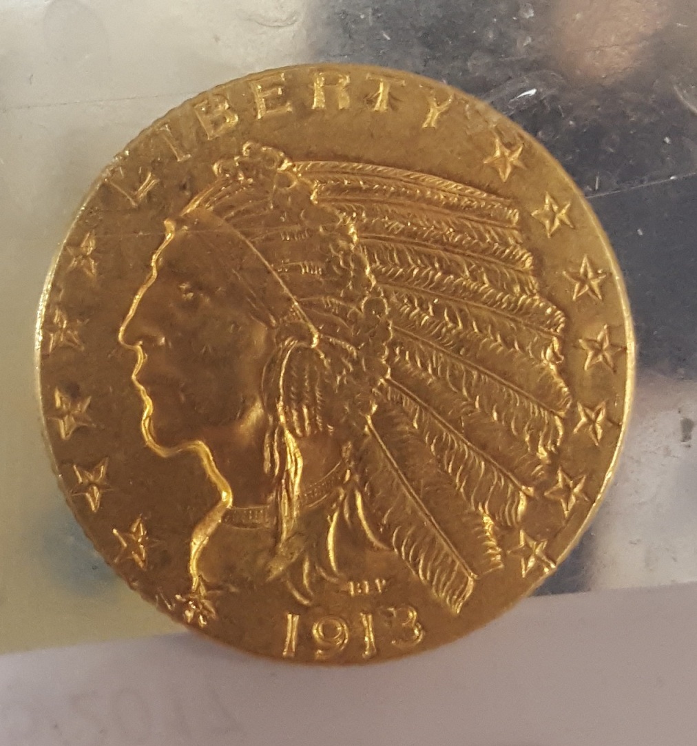 Indian-Head-1913-Half-Eagle-$5-Grade?