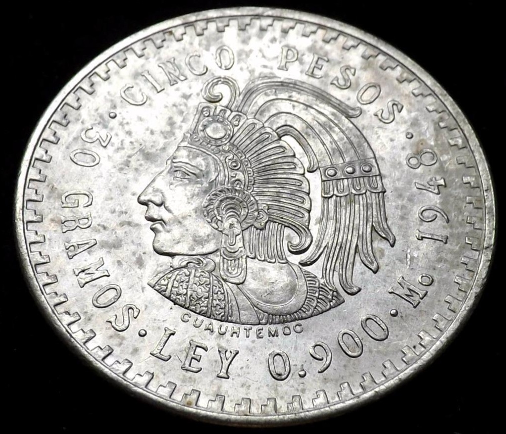 Mexico-1948-5-Pesos-Grading