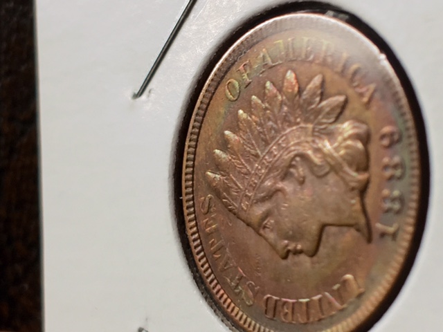 1889-Indian-Cent--Artificial-Toning?