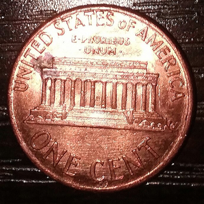 Double-Strike-Or-Die-Clash?-A-1989-US-Penny.-No-MM,-Reverse-Side-Error-Coin