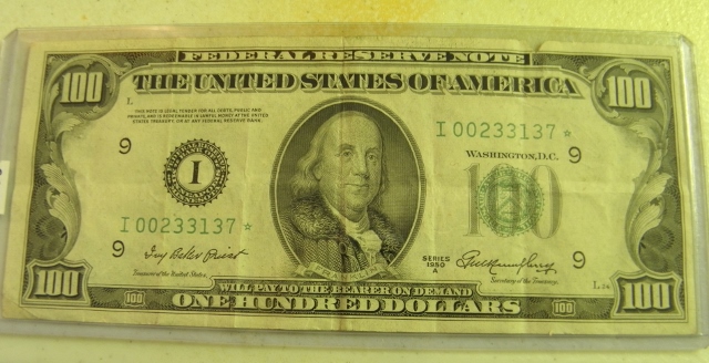 1950A-$100.00-And-1974-$20.00-Star-Notes-Bank-Find