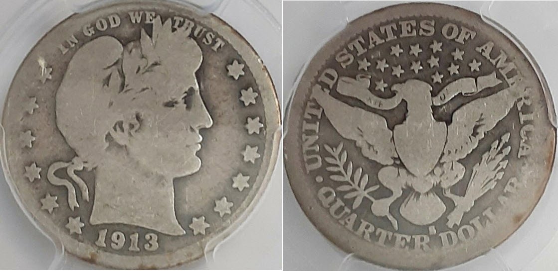 1913-S-Barber-Quarters,-Guess-The-Grades