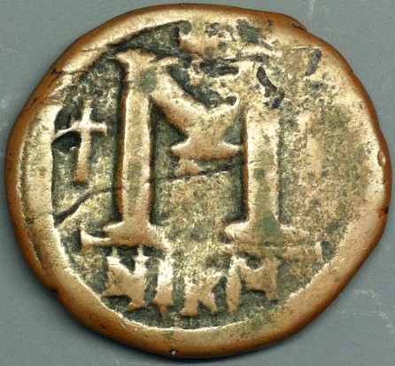 My-Byzantine-Follis,-Justinian-1,