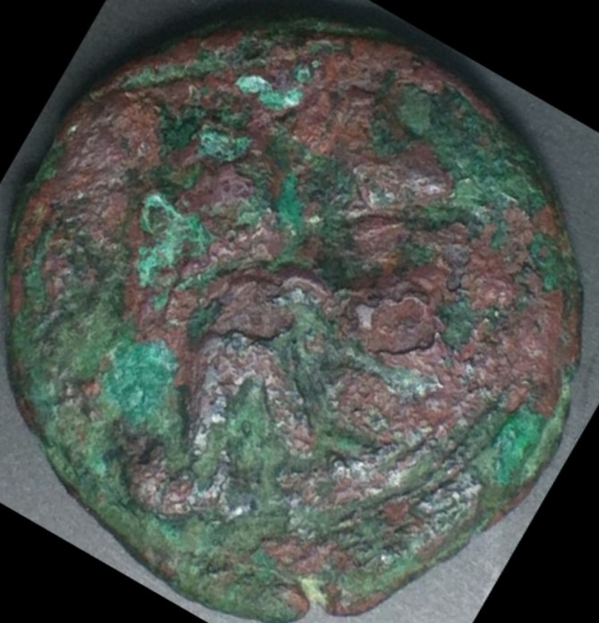 Large-Bronze-Coin-For-ID---What-Can-You-See?