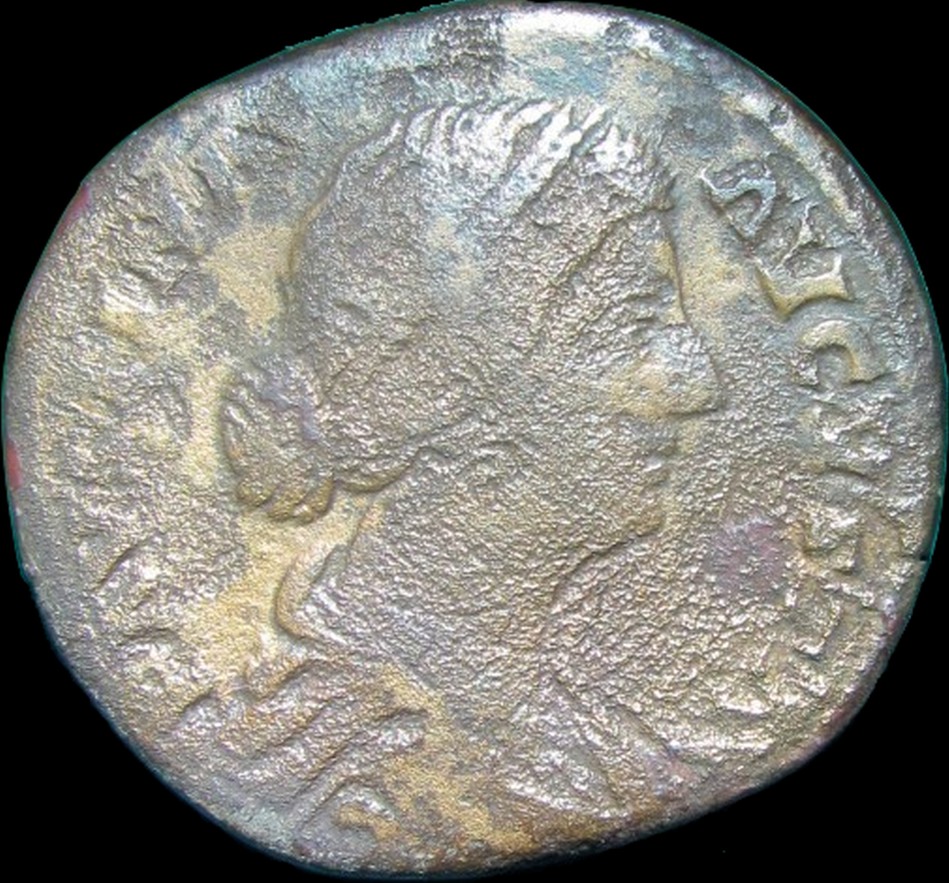 Unusual-Coin?---Faustina-II---Sestertius---Gold-Dipped-?