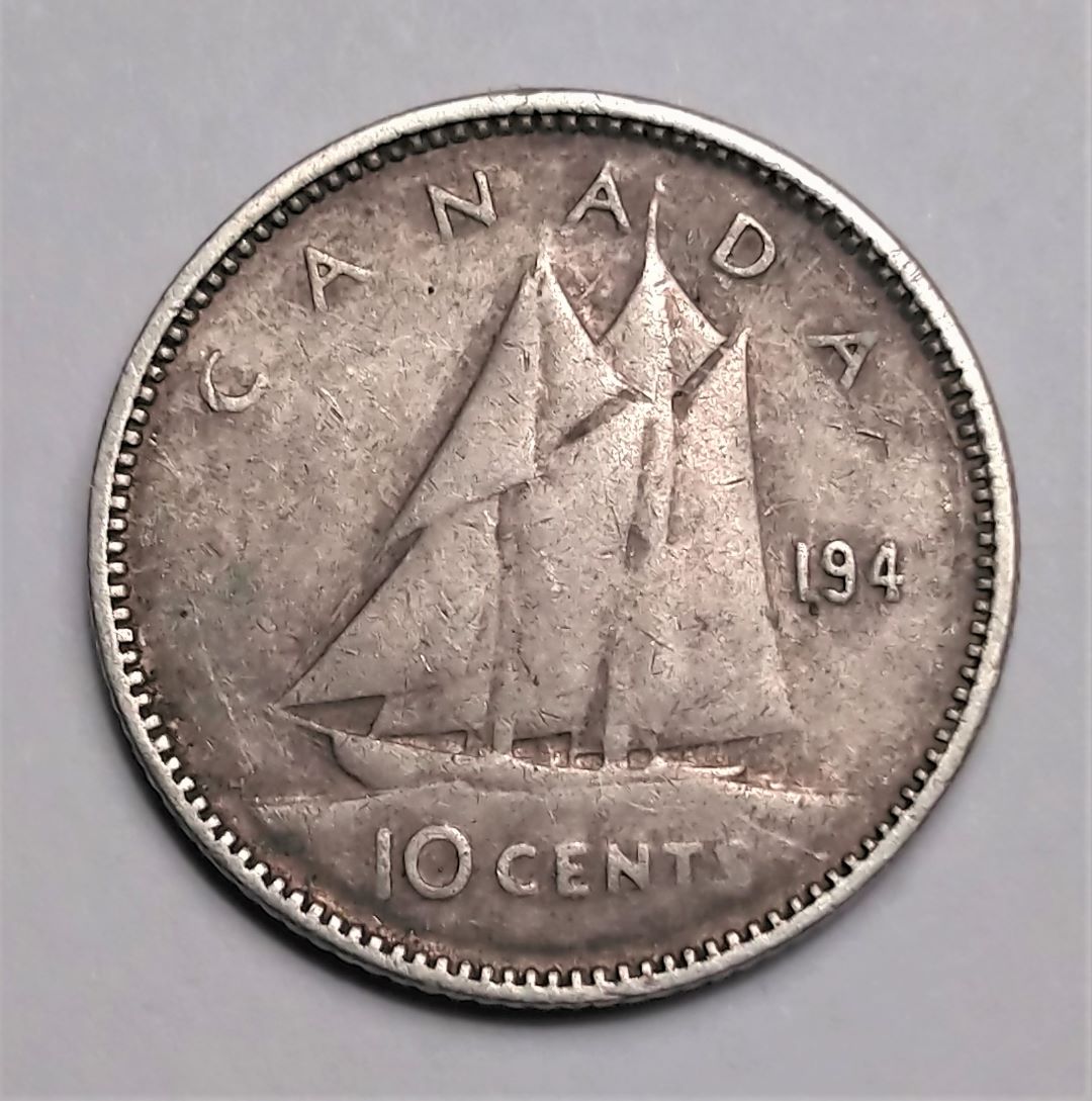 Canadian-10-Cent-George-VI-194-Incomplete-Date