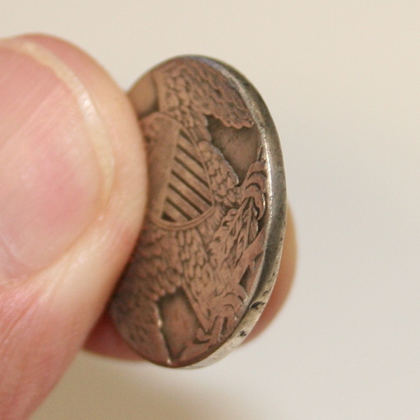Seated-Liberty-Dollar-Struck-On-A-Shield-Nickel-Planchet