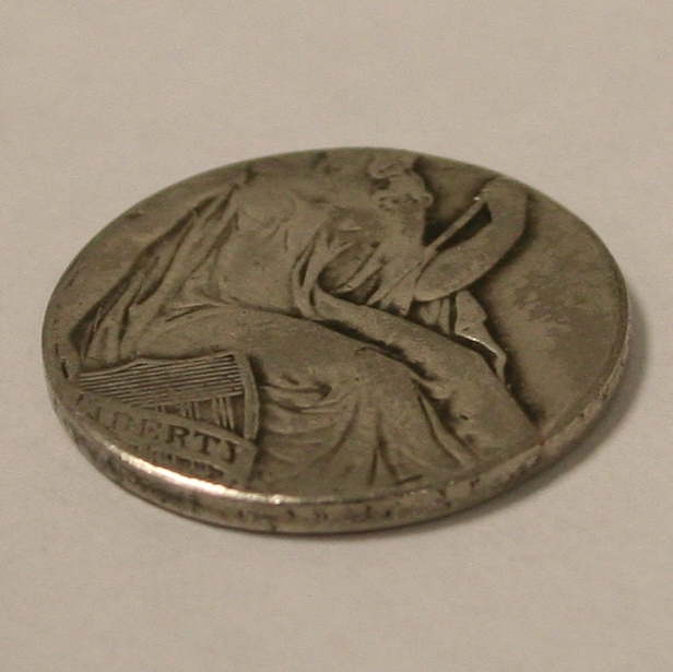 Seated-Liberty-Dollar-Struck-On-A-Shield-Nickel-Planchet