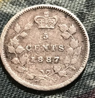1887-Canadian-5-Cent