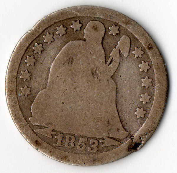 1853-Dime
