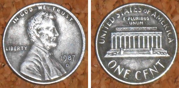 Unplated-1987-D-Penny?