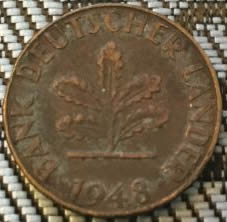 1-And-5-Pfennig-From-1948/9-For-Grading