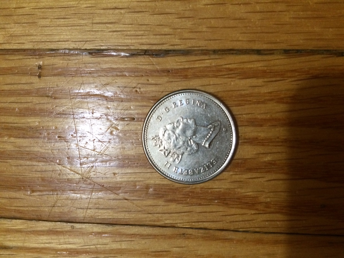 Almost-Mint-Condition-From-Coin-Roll-2001-P-25-Cents