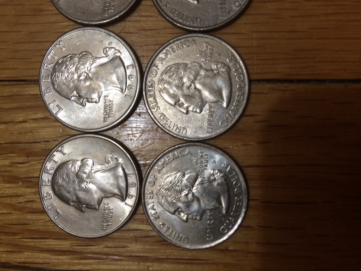 Pulled-4-American-State-Quarters-And-4-American-Washington-Quarters