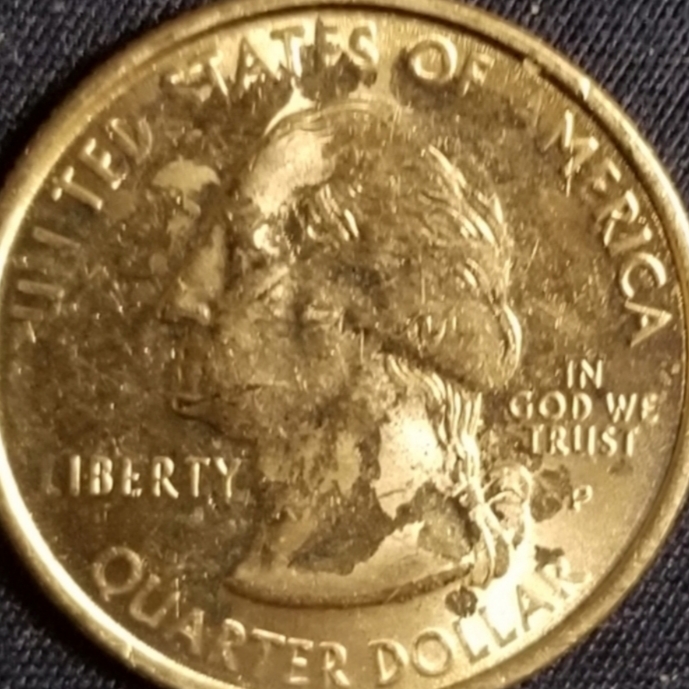 Looking-For-Info-Please:-1999-P-Connecticut-Die-Chip-On-Multiple-Coins-In-Same-Spot,-Merica-Quarter