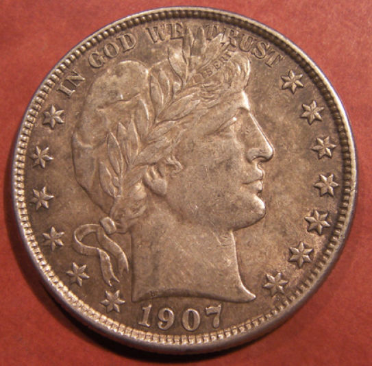 1907-O-Barber-Half-Grandpa's-Stash!