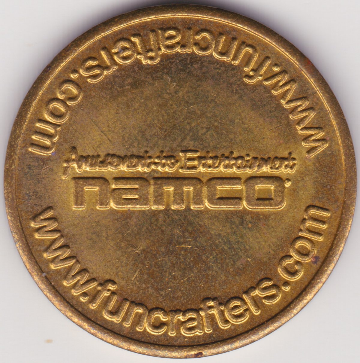 Namco-Video-Game-Token-With-Cool-Die-Chip!