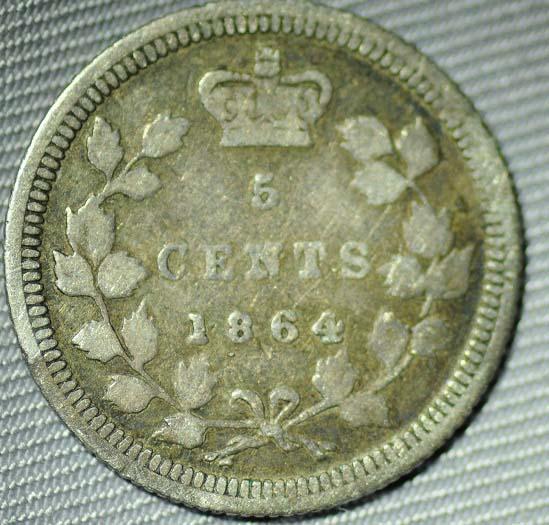 1864-New-Brunswick-5-Cent