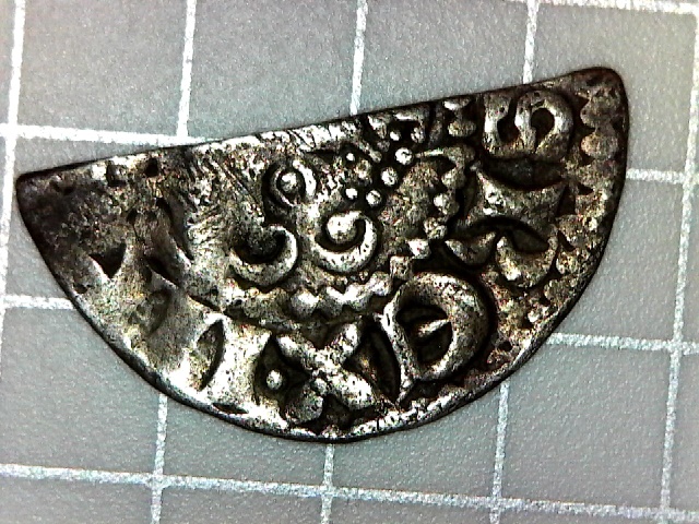 Medieval-Coin-Cut-In-Half-|-Long-Cross-Penny-Of-Henry-III