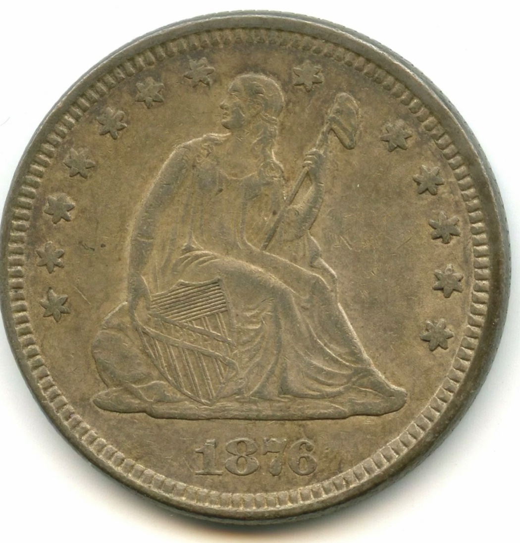 1876-Seated-Quarter-W/Motto-Opinions