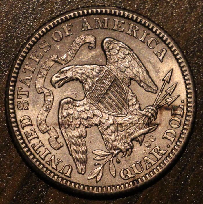 1877-CC-Seated-Liberty-Quarter,-Grade-And-Value-Please.