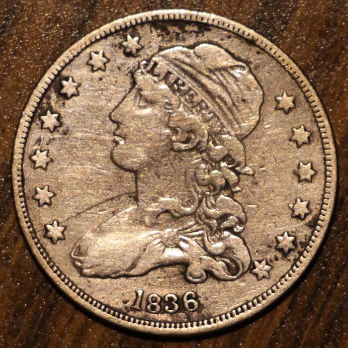 1836-B-4-Capped-Bust-Quarter:-Grade-And-Value?