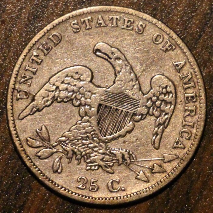 1836-B-4-Capped-Bust-Quarter:-Grade-And-Value?