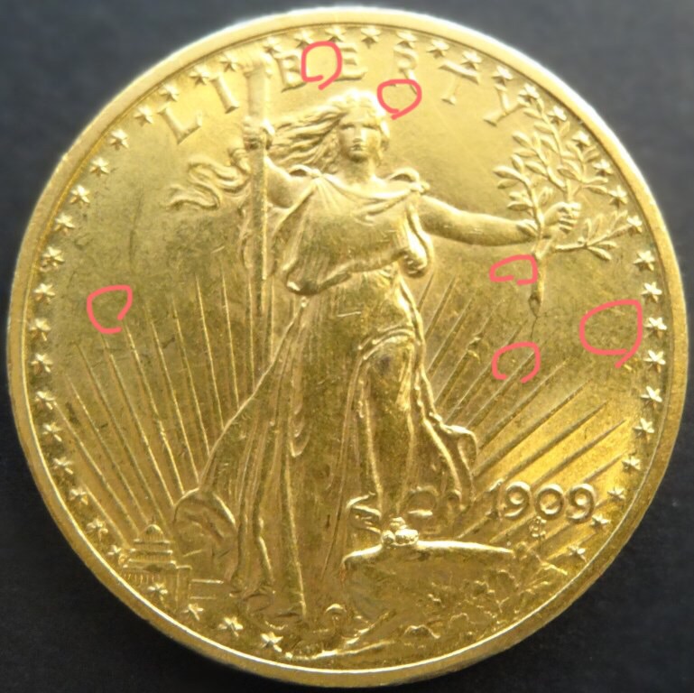 1909/8-Saint-Gaudens---Grades?