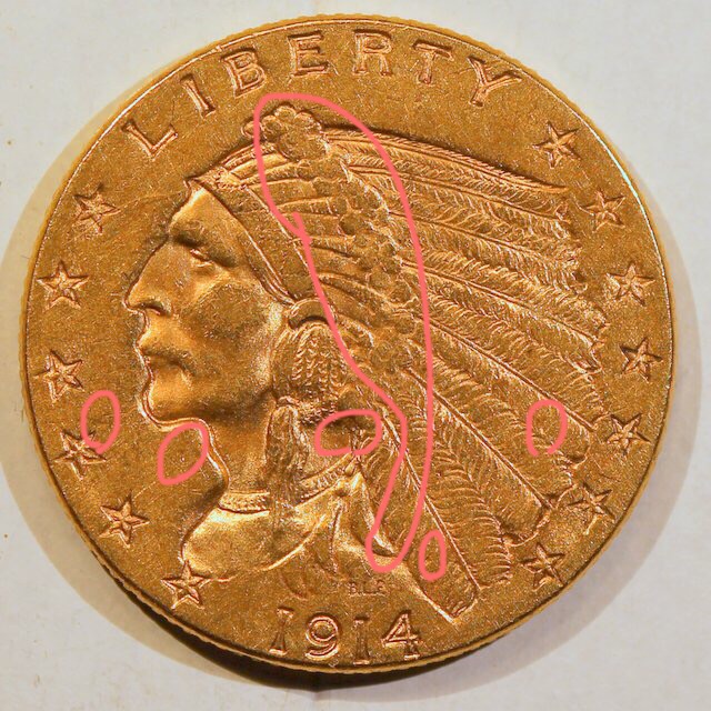 1914-$2.50-Gold-Indian