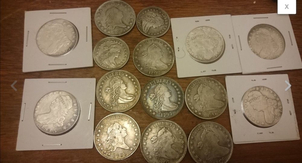 Counterfeit-Draped-And-Capped-Bust-Halves-And-Quarters