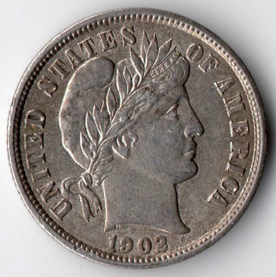 1902-Barber-Dime.-Grade-And-Value?