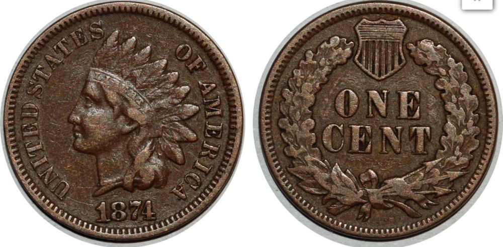 1874-Indian-Cent.-Grade-And-Value?