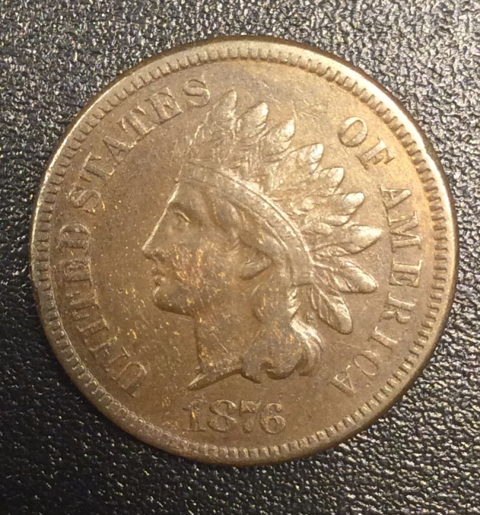 1876-Indian-Cent,-Grade-And-Value