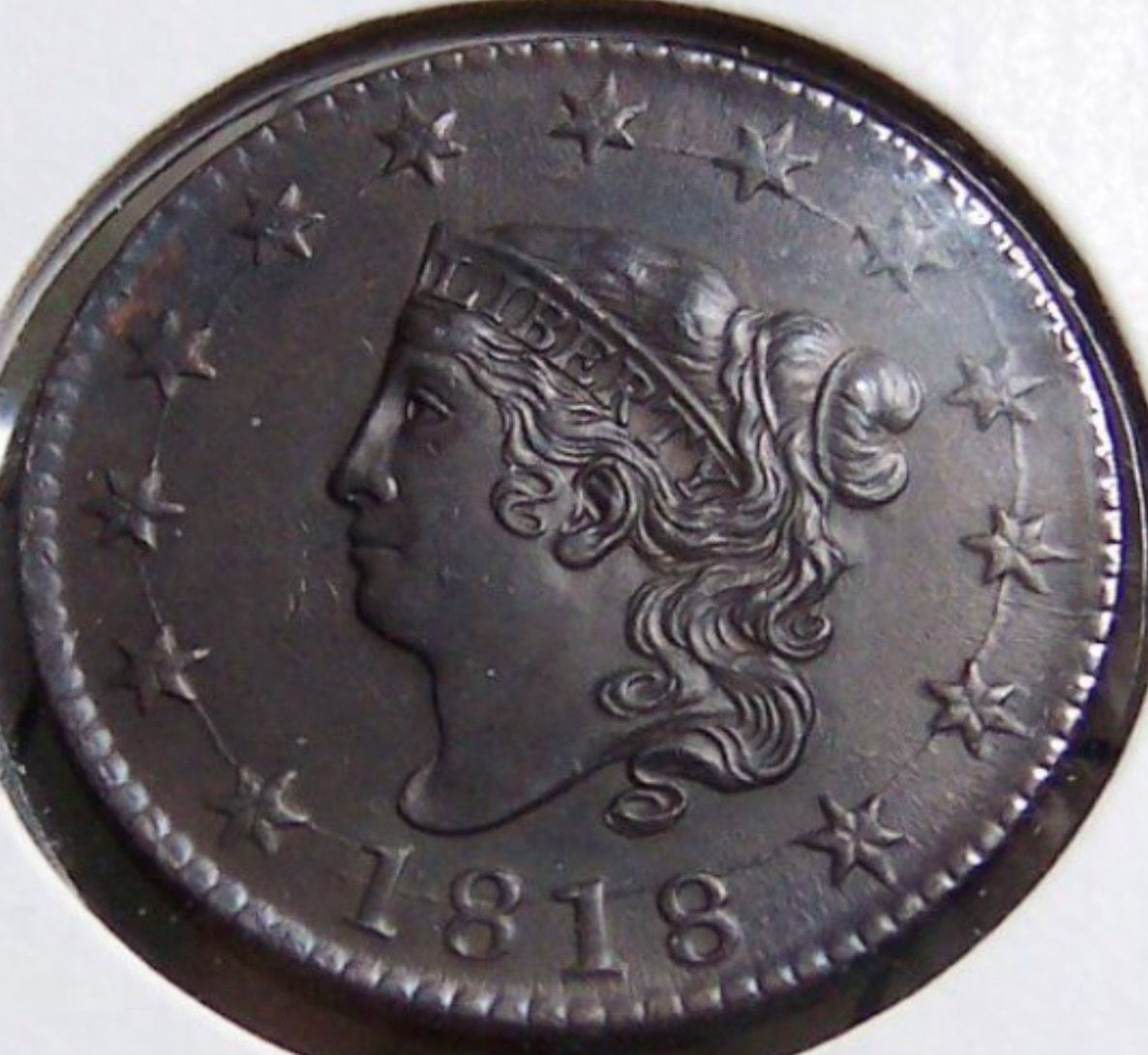 1818-Large-Cent---Grade-And-Value