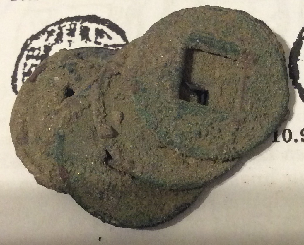 Melted-Coins-From-The-4th-Century