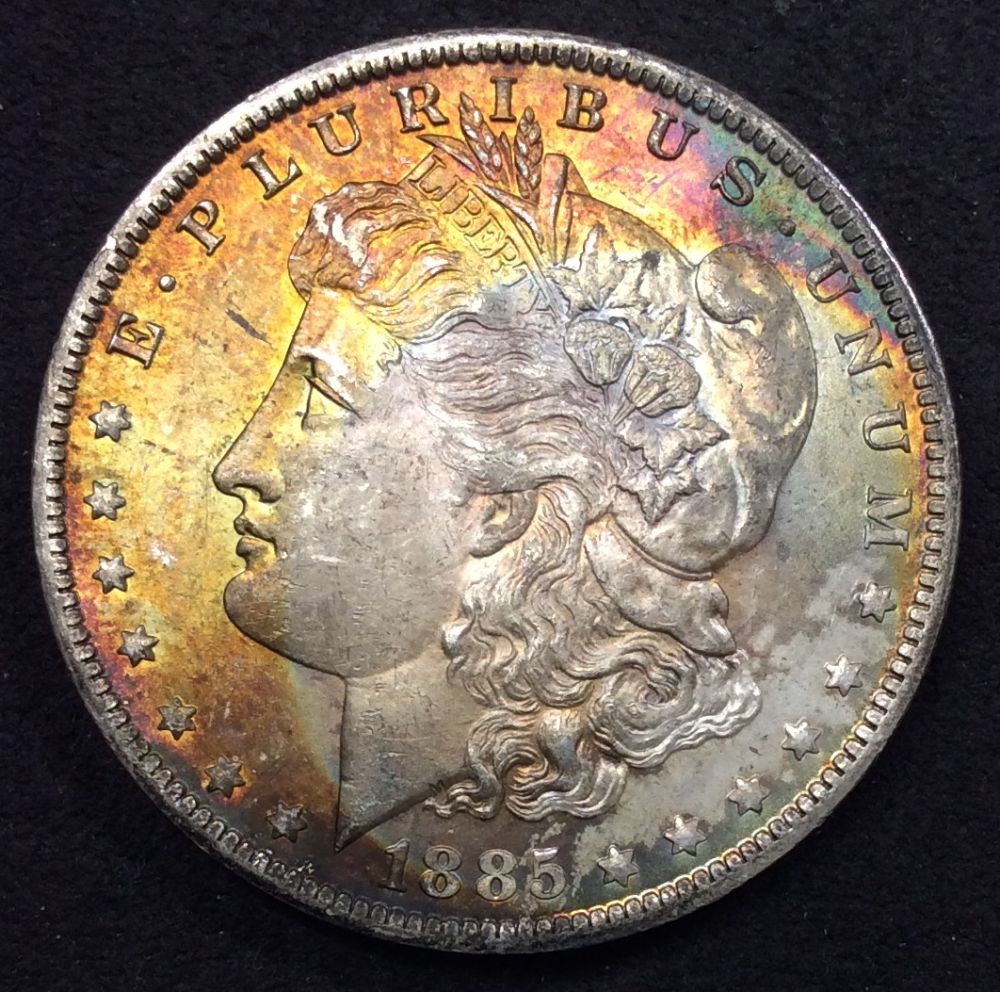 Toned-1885-O-Morgan-For-Grading-#3