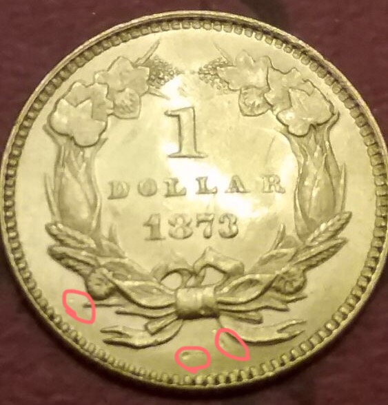 1873-Open-3-$1-Gold-And-1855-$1-Gold-Type-2-For-Grading