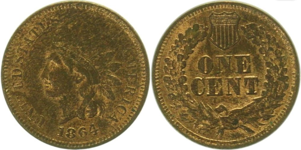 1864-L-Indian-Cent-For-Grading