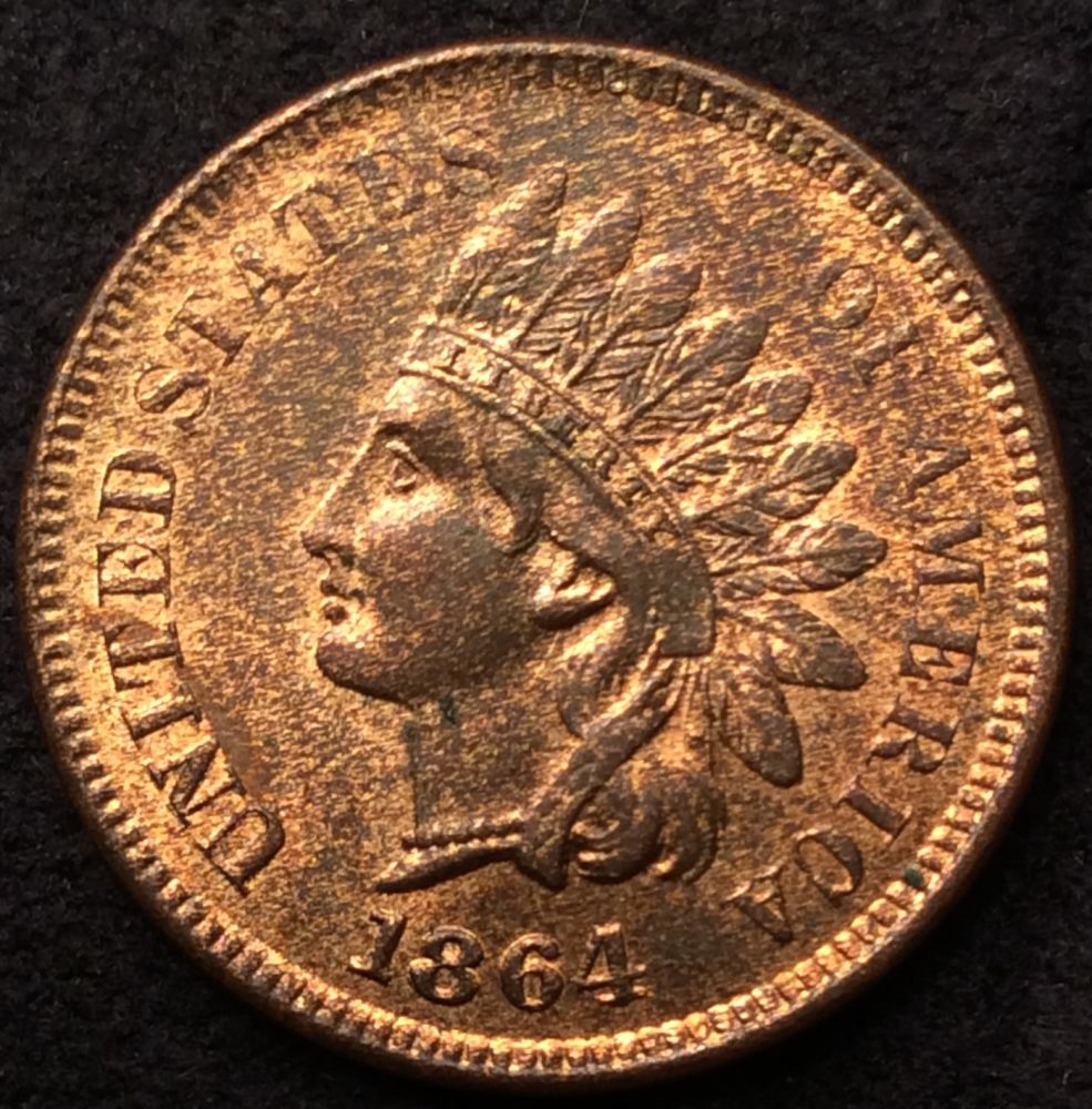 1864-L-Indian-Cent-For-Grading