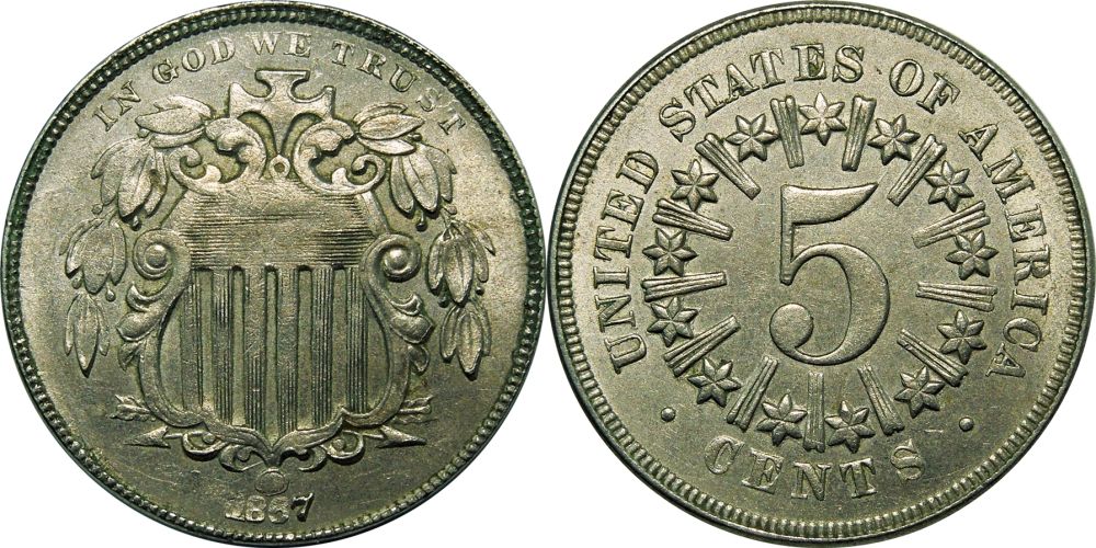1867-With-Rays-Nickel,-You-Vs-PCGS