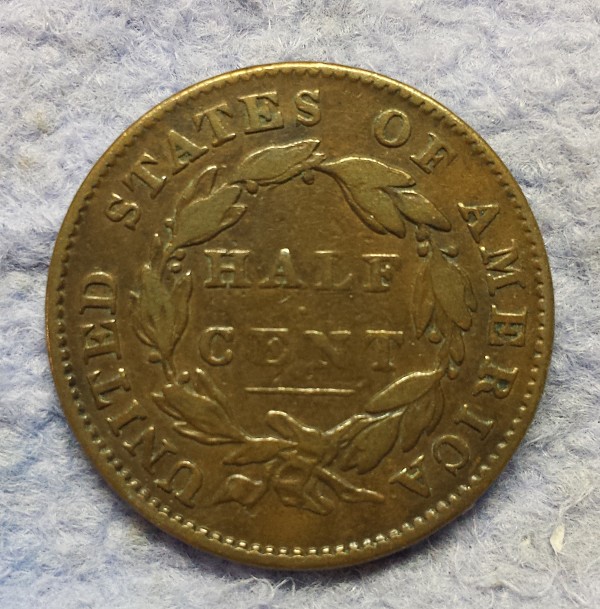 1832-Half-Cent-For-Grading