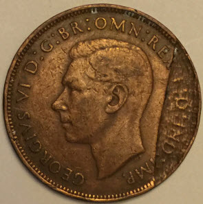 1826-George-IV-Shilling,-Strike-Error-?