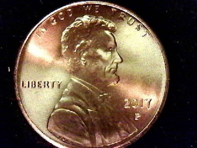 2017-P-Lincoln-Cent-Carbon/Spot-Free