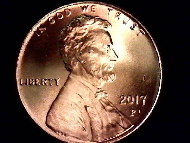 2017-P-Lincoln-Cent-Carbon/Spot-Free