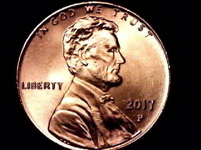 2017-P-Lincoln-Cent-Carbon/Spot-Free