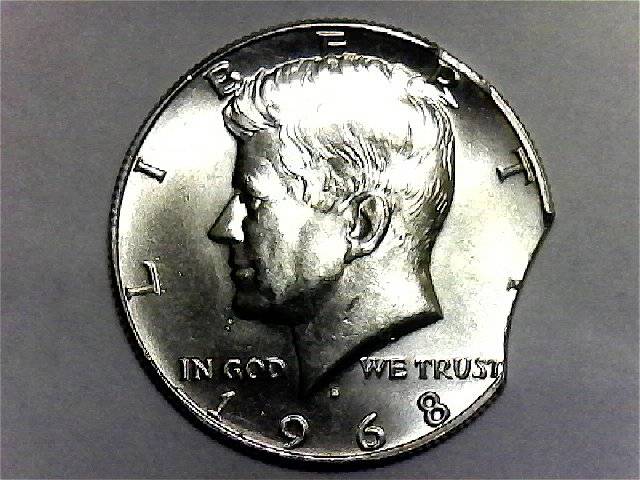 1968-Kennedy-Half-Clipped-Planchet