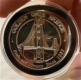 Mystery-Silver-Coin---Golden-Gate-Bridge